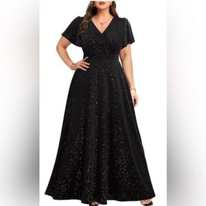 Elegant Black Evening Gown